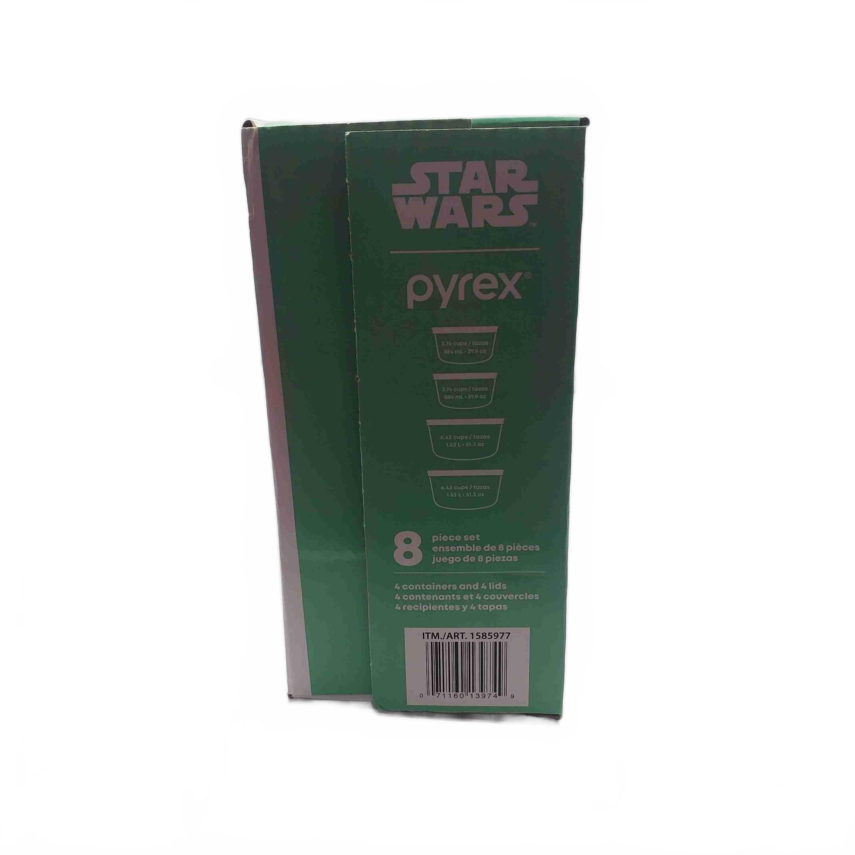 Star Wars Bowl Set Pyrex 8 Piece Set White (1433257)