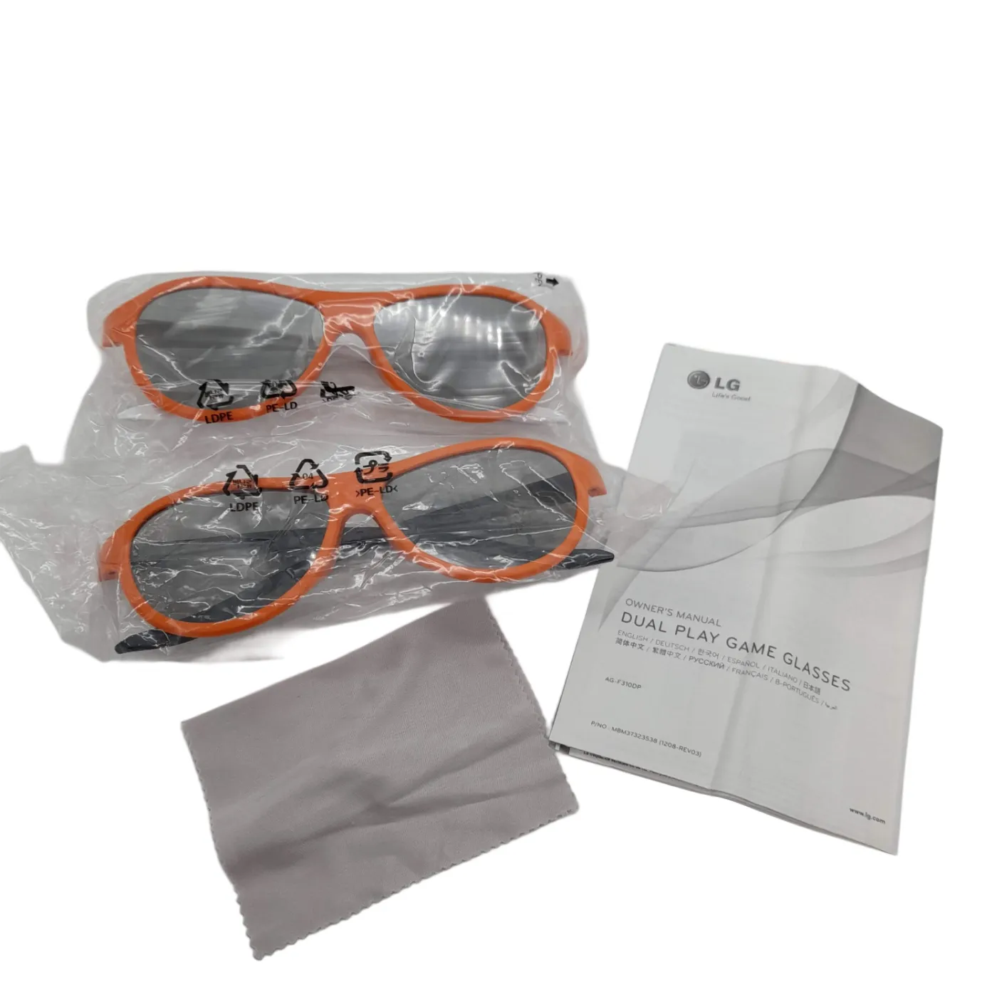 LG Dual Play Games Glasses AG-F310DP – Pair in Box (WL 1372521)