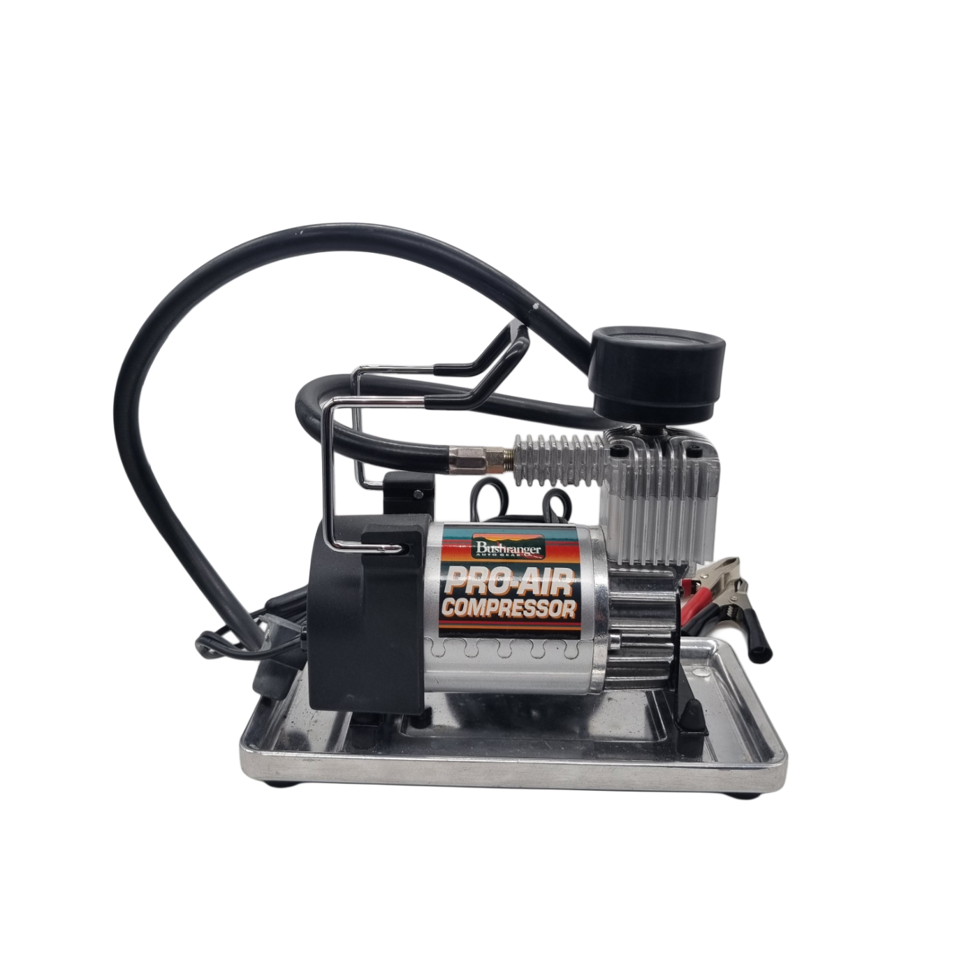 BUSHRANGER AIR COMPRESSOR 55X02 + Carry Case + Lead + Spare Pressure Reader