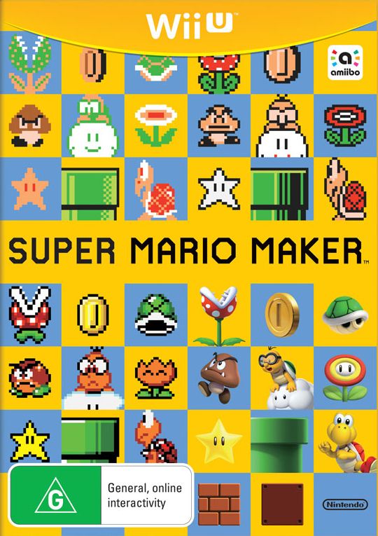 Super Mario Maker Wii U Game Very Good Condition No Manual