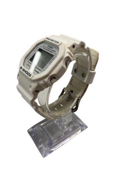 Casio G-Shock DW5600MW White Rubber Digital Watch Model 3229 (NG)