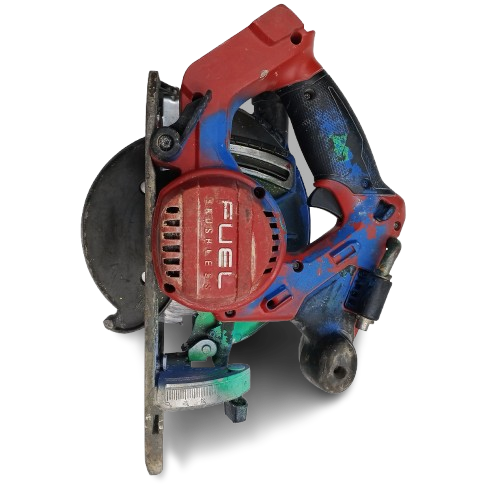 Milwaukee M18 CCS55 Circular Saw SKIN ONLY, With Blade No Dust Bag *CONSIGNMENT ITEM** Has Spray Paint All Over (NA)