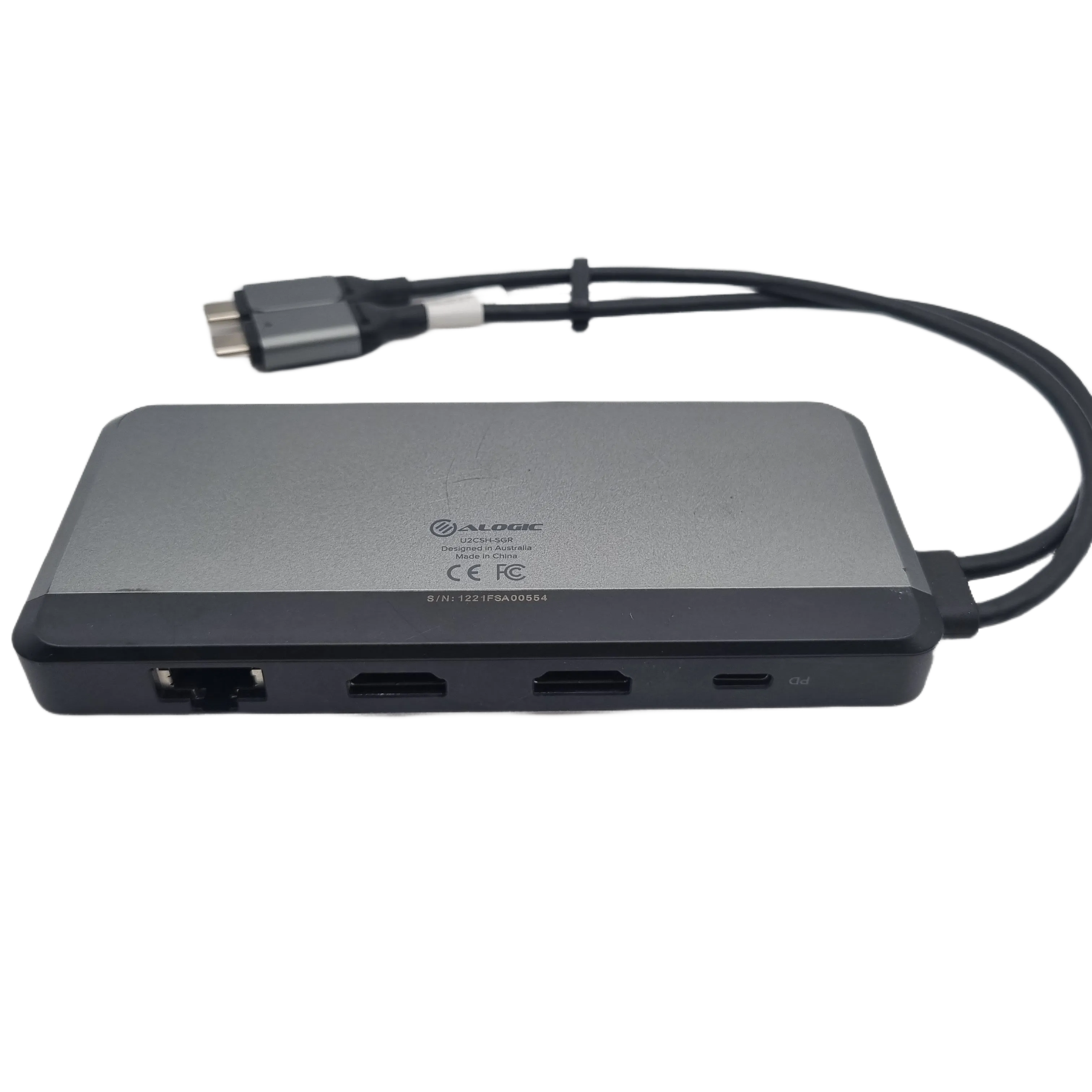 ALOGIC Twin USB-C 10-in-1 Superdock (U2CSH-SGR)