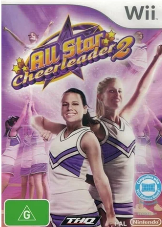 All Star Cheerleader 2 Wii Game Good Condition With Manual