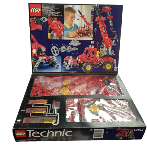 Vintage Lego Technic #8854 Power Crane, Excellent Condition, Unopened, Light Wear From Age (MR)