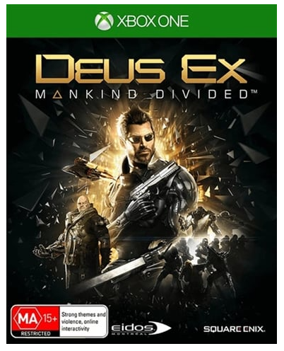 Deus Ex Mankind Divided Day One Edition Xbox Game Very Good Condition With Manual (CP)