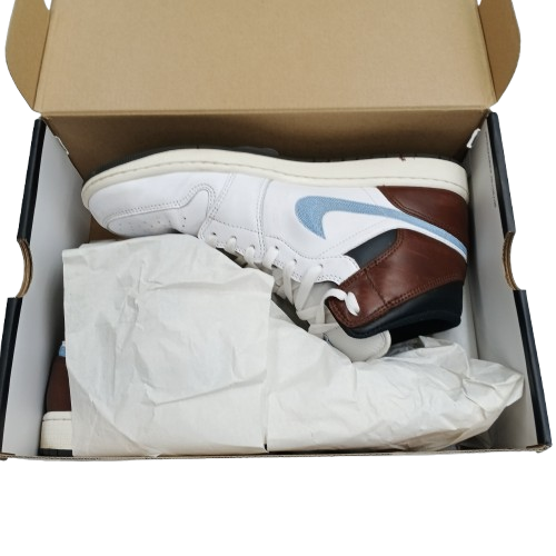 Nike Air Jordan 1 Mid SE White Blue Grey FQ7831-142 (NA)