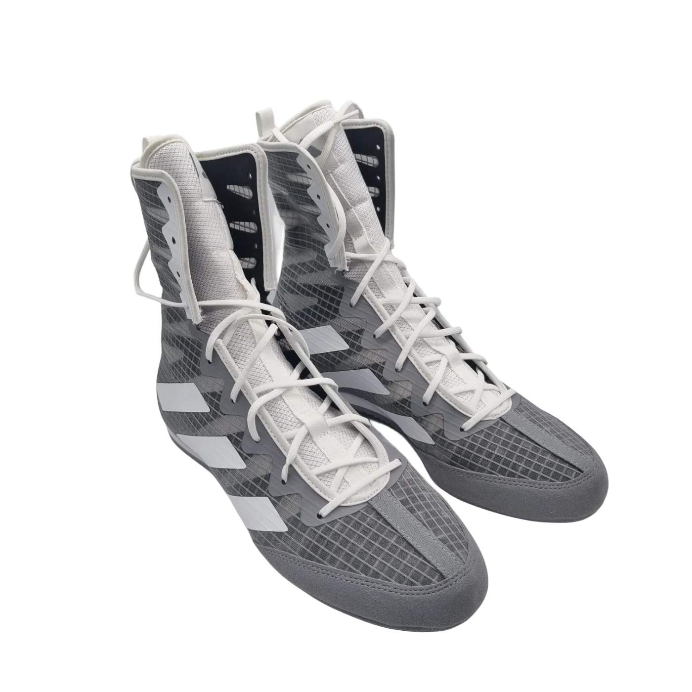 Adidas Box Hog 4 HP9611 Grey Boxing Shoes US 7.5 with Box