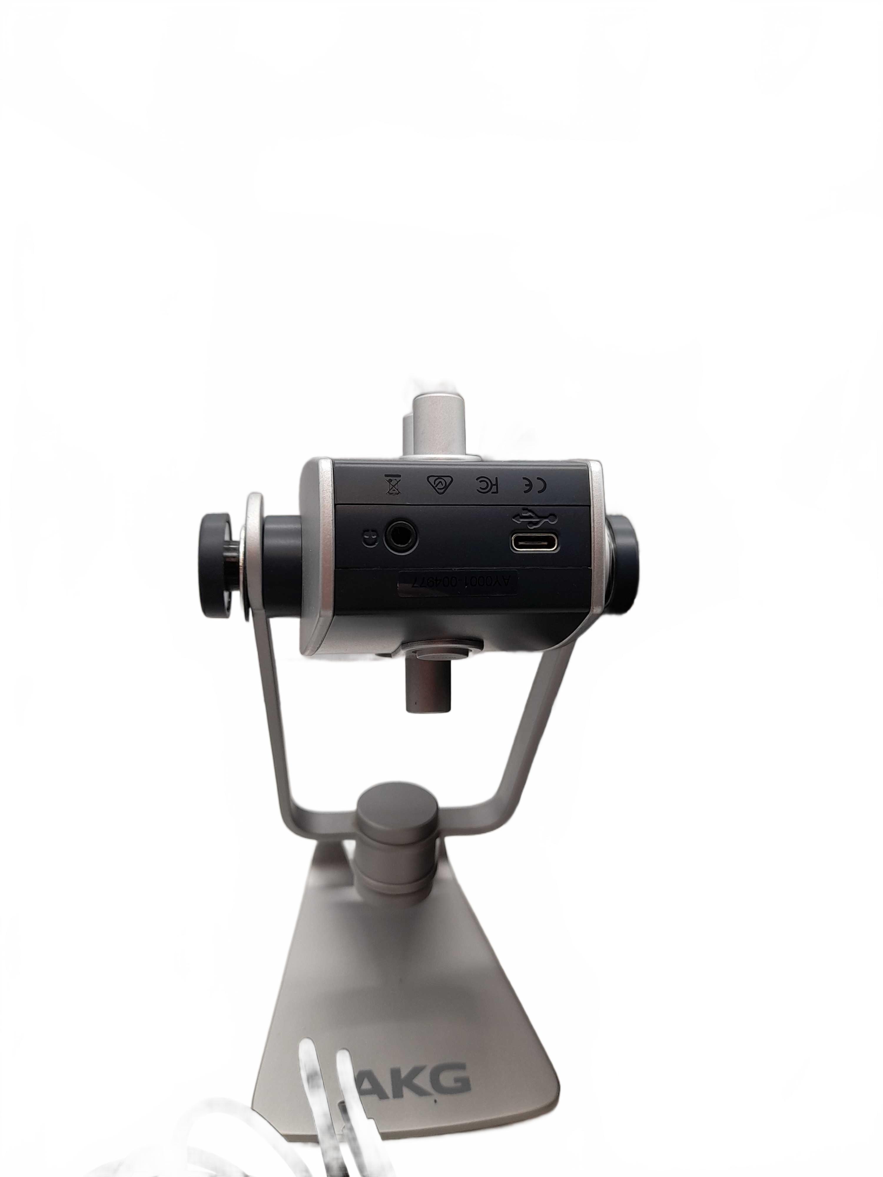 Akg By Harman Lyra Microphone Ultra-HD Multimode USB Silver Grey As New In Box (WL1434571)