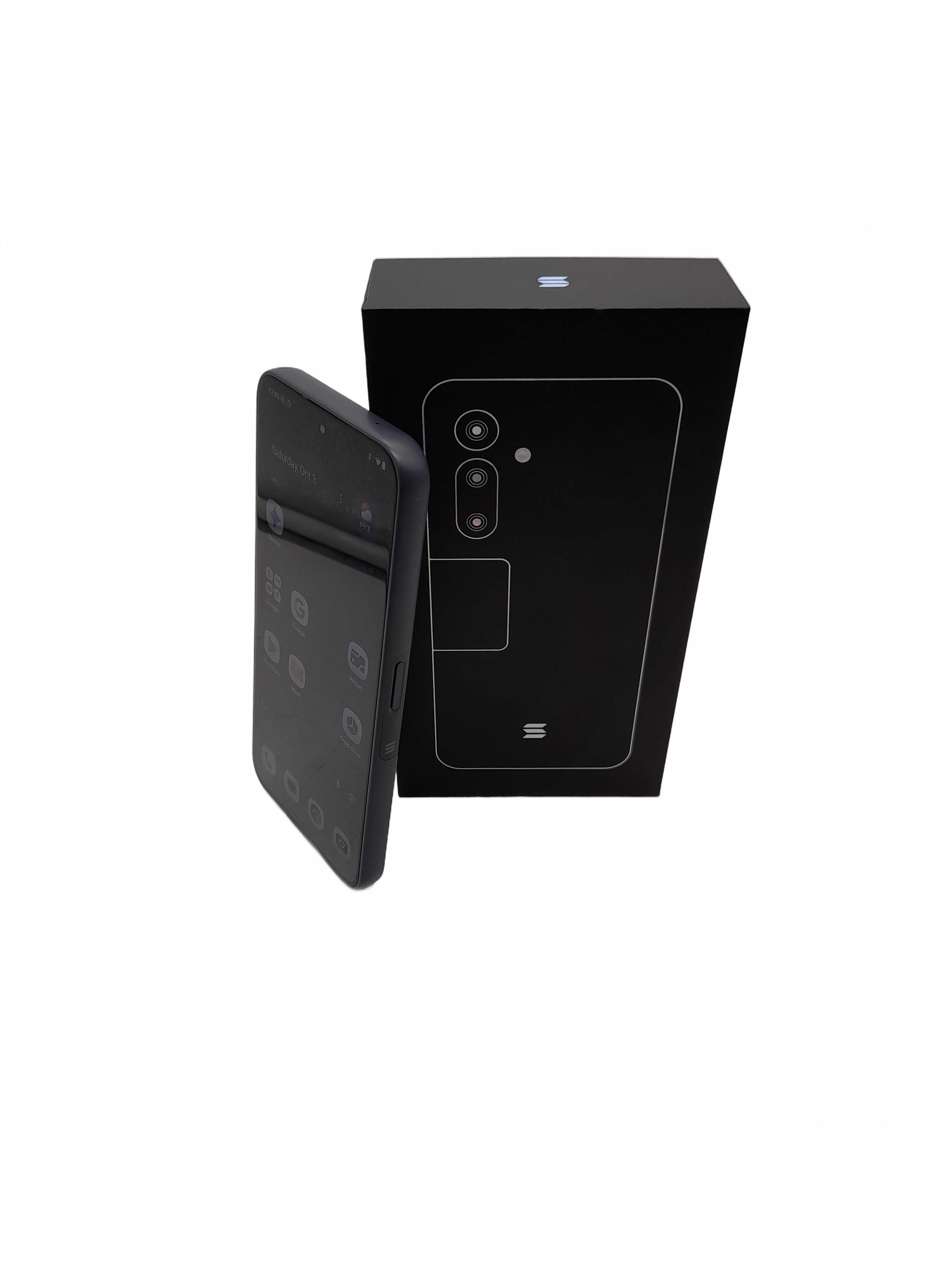 Solana Seeker Crypto Android Mobile Phone Dual Sim Unlocked 128GB Black+Box Great Working Condition (WL1430360)