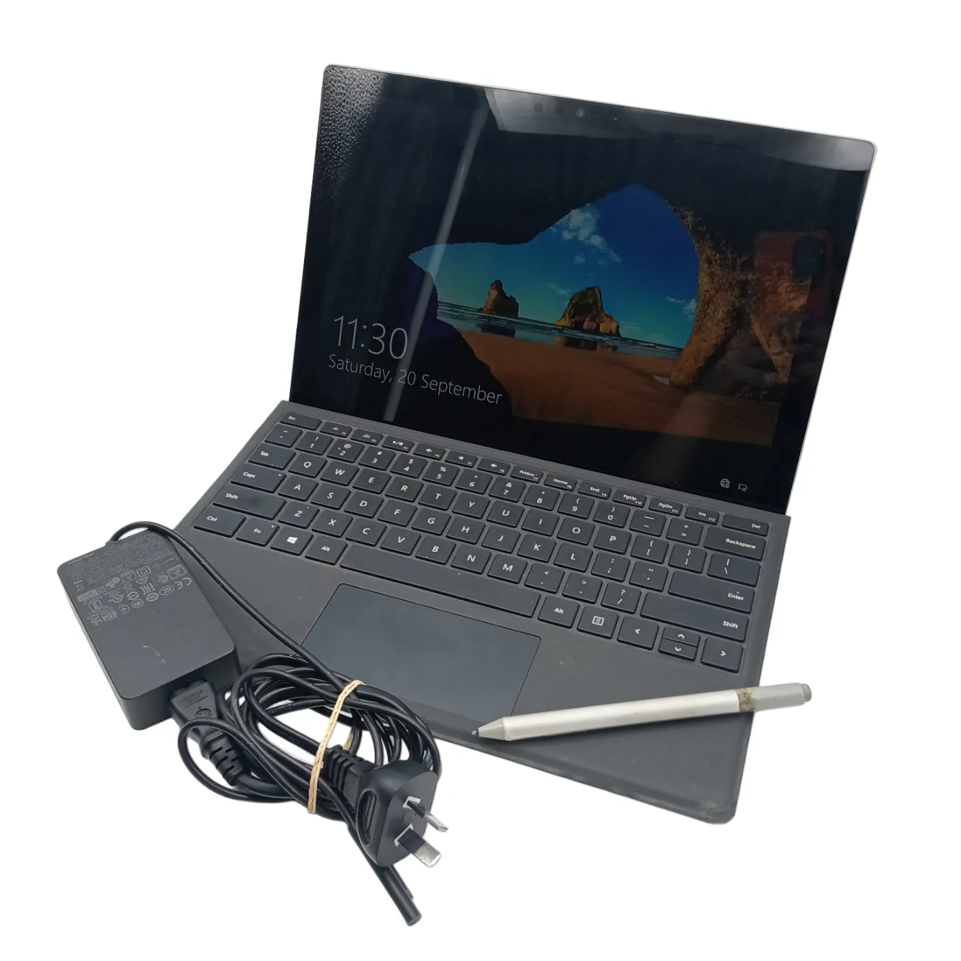 Microsoft Surface Pro 5 1807 128GB + Charger + Pen *Sold As Is – Password Locked* (WR 1361319)