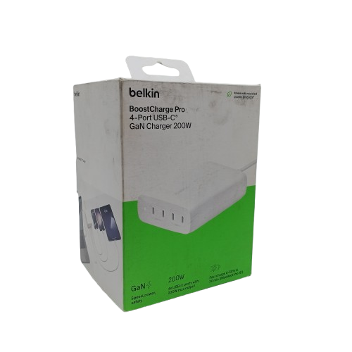 Belkin 4-Port USB-C GaN Wall Charger 112W (1124DK) Factory Sealed (WR 1413881)