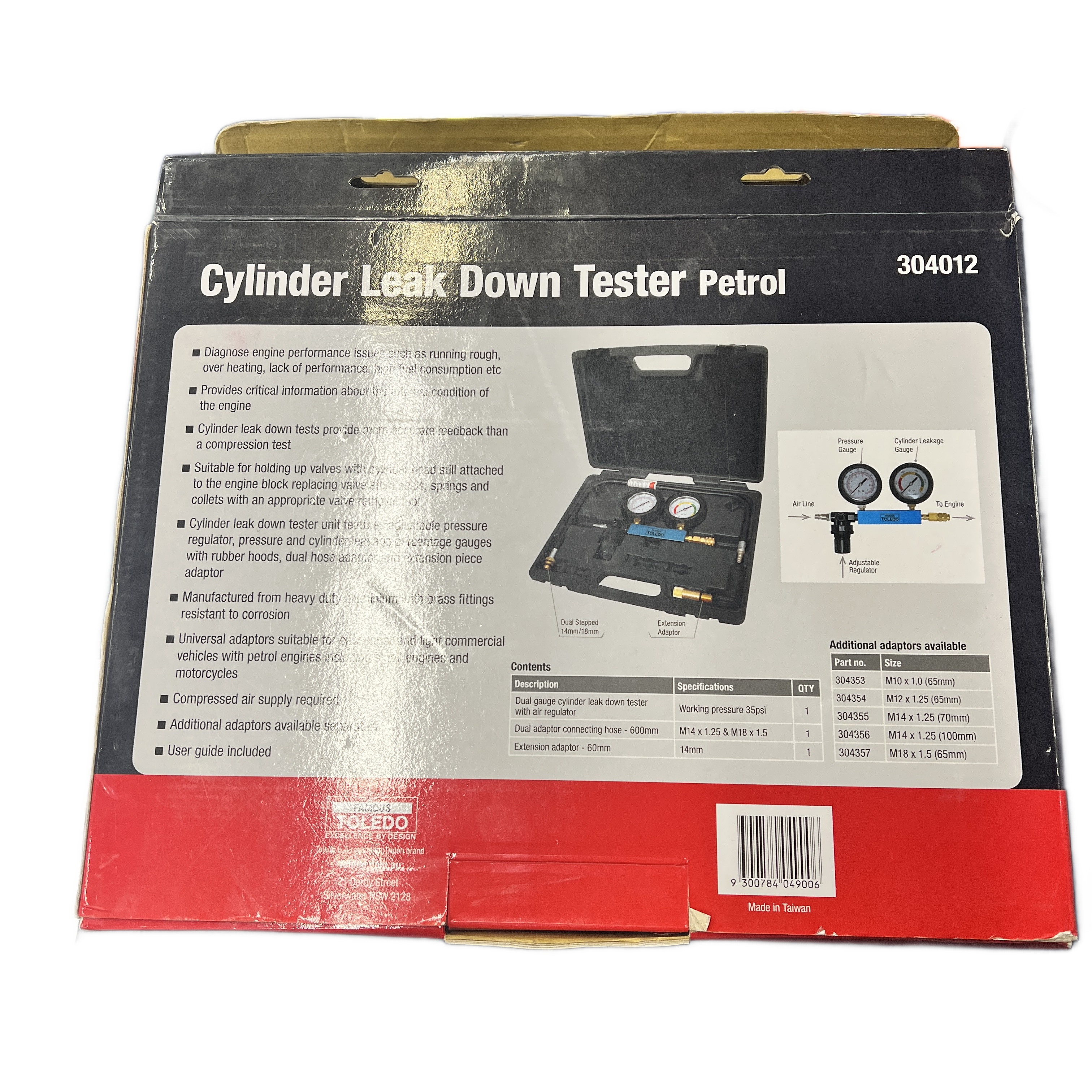 Famous Toledo Cylinder Leak Down Tester (MK)