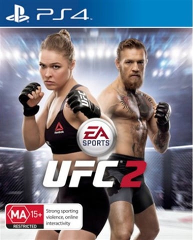 EA Sports UFC 2 Playstation 4 Game, Good Condition, No Manual (CP 1293432)