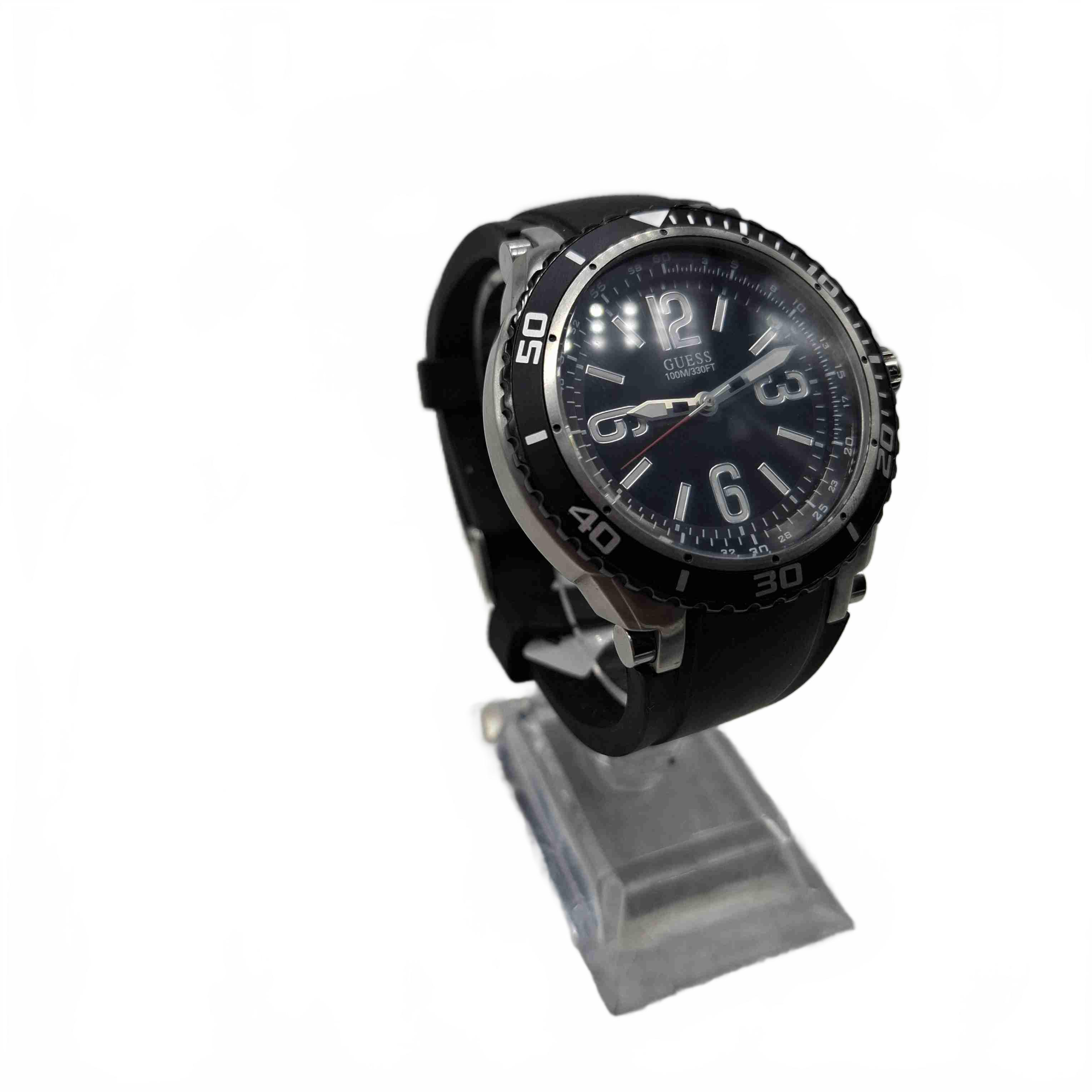 Men’s Guess Watch Model W0044G1 Black Analog (WR1424722)