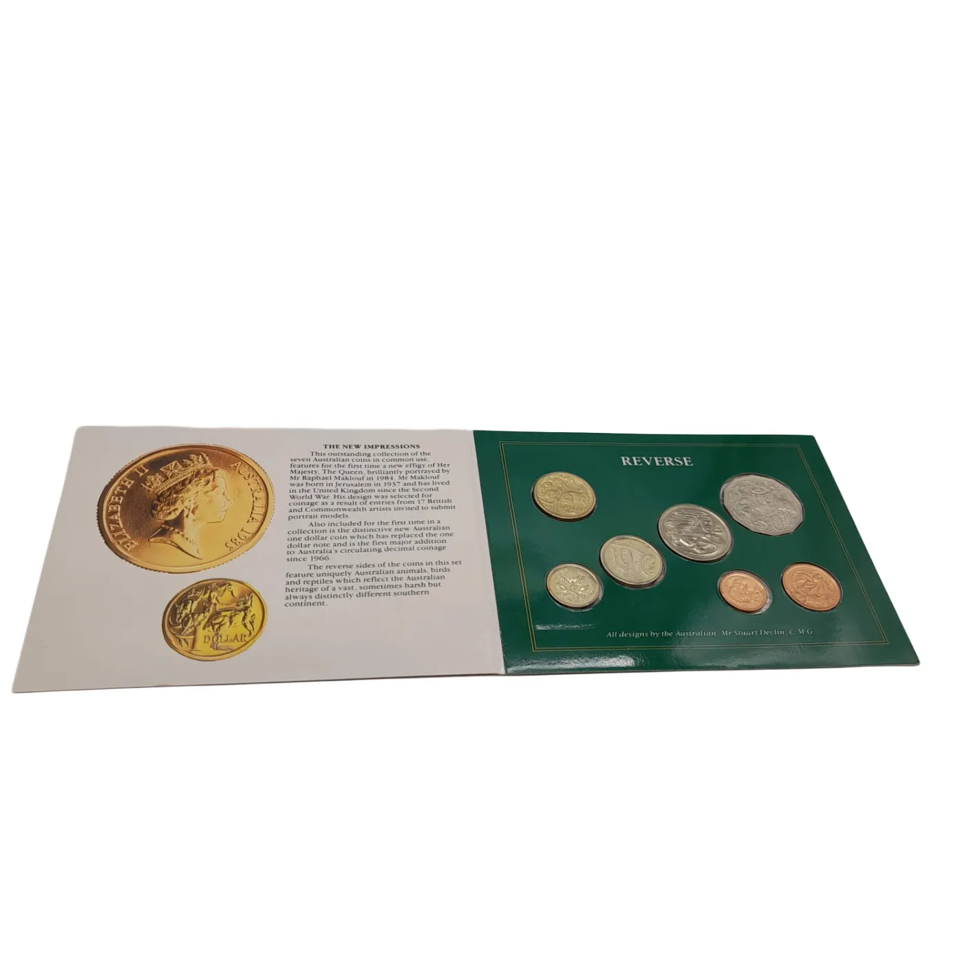 Royal Australian Mint Coin Set 1985 Mint Set Uncirculated (WR)