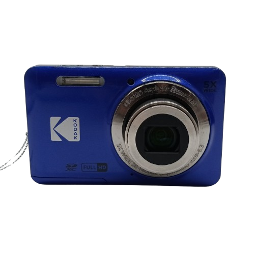 Kodak PIXPRO FZ55 Digital Compact Camera Blue – 16MP, 5x Zoom, No Charger (WR)