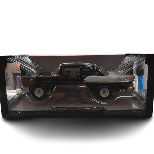 HIGHWAY 61 COLLECTABLE CAR 1957 CHEVY 150 UTILI BLACK IN BOX