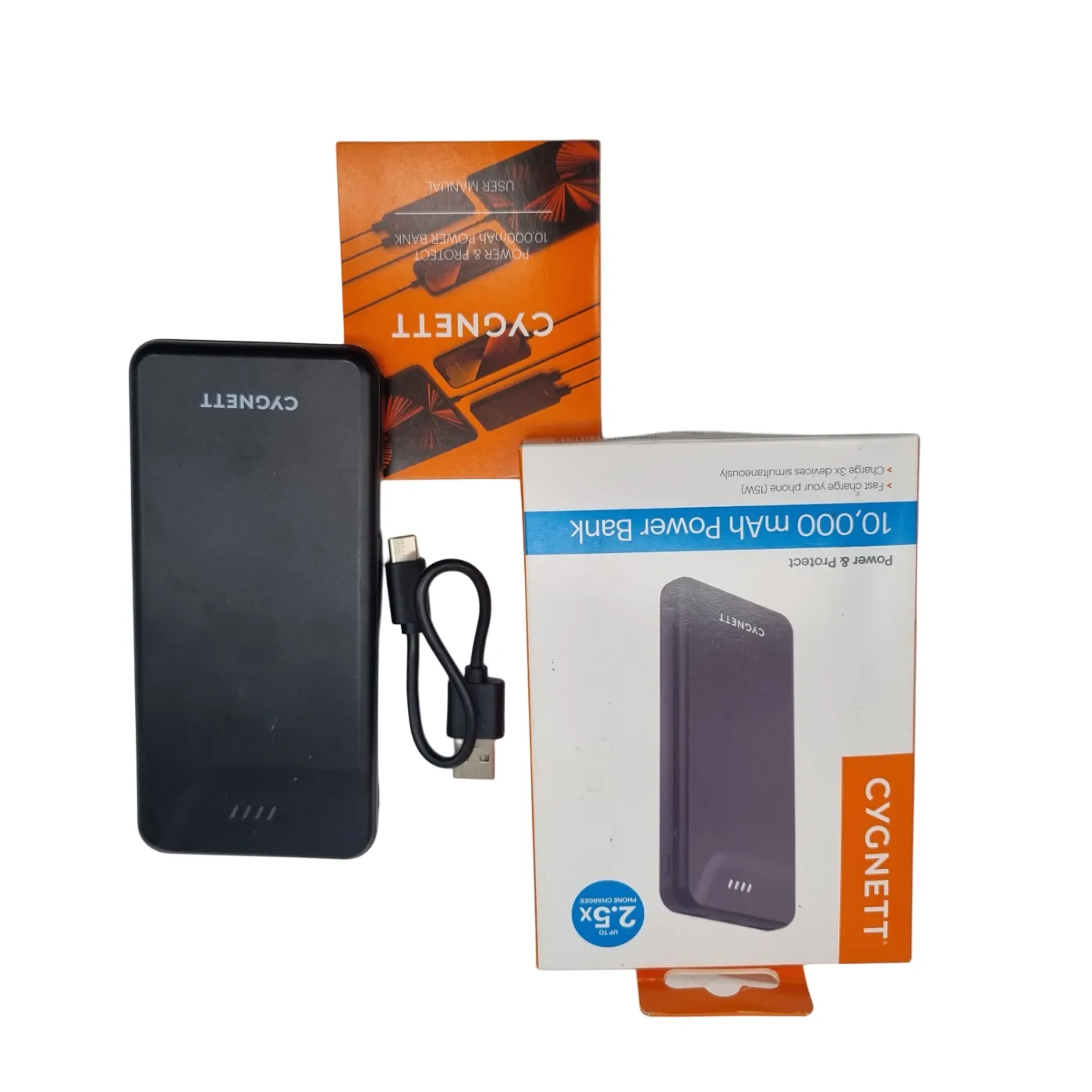 Cygnett Power Bank 10K Black (CY4370PBCHE) (WR)