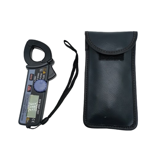 Kyoritsu 2431 Leakage Clamp Meter Kew Snap Model 2431, Very Good USED Condition, With Leather Case (WR 1379940)