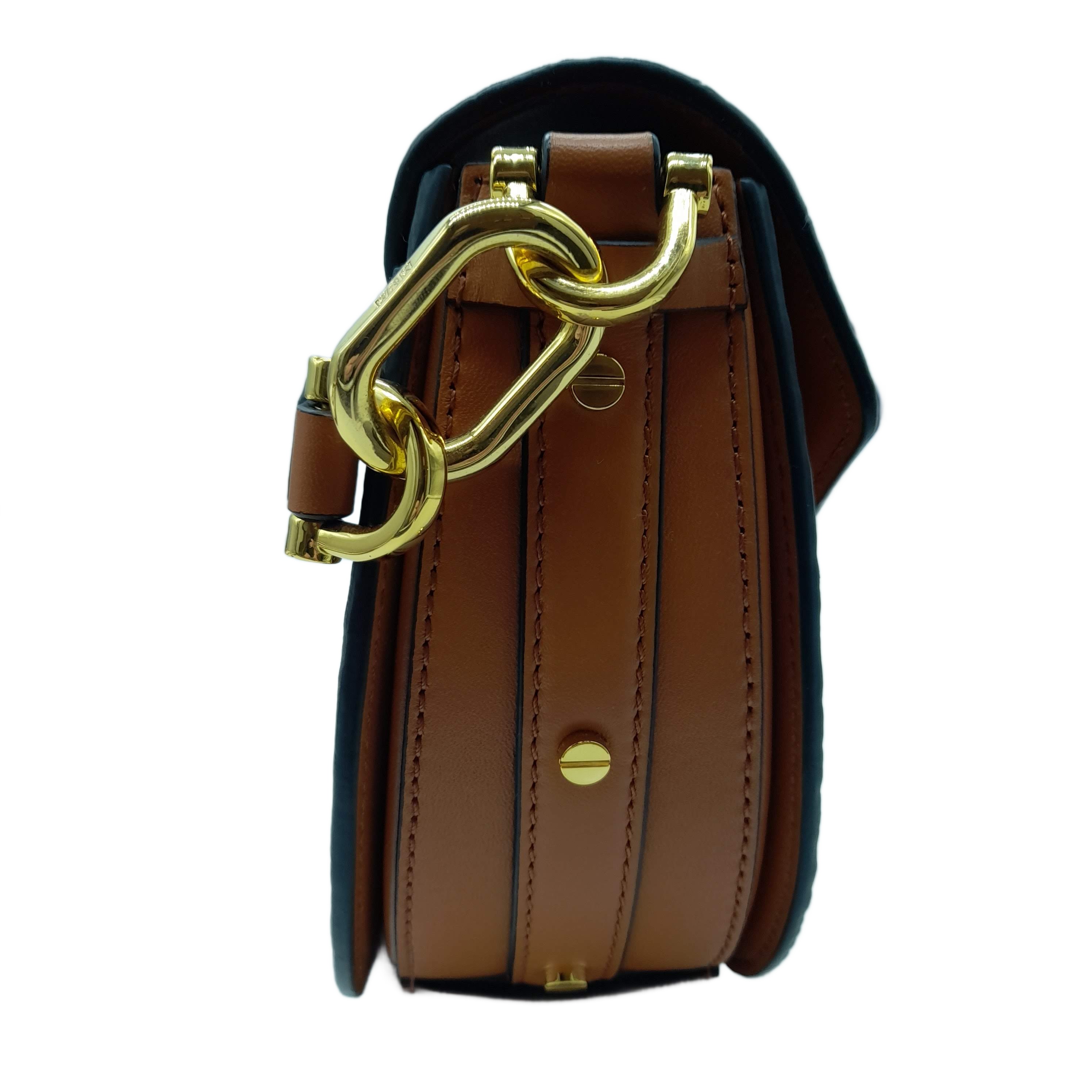 MCM Patricia Crossbody Bag, Brown, With Dustbag, Shoulder Strap + Cards, Excellent LIKE NEW USED Condition (GE 1420488)