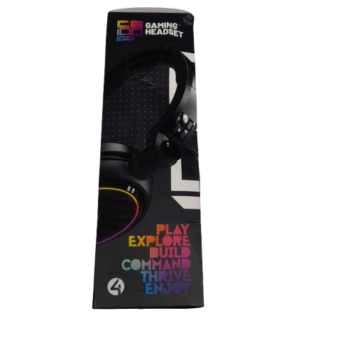 4Gamers C6-100LED Gaming Headset C6-100LED-4G Black Wired  (LN)