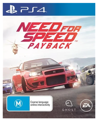 Need For Speed: Payback Playstation 4 Game – Very Good No Manual.