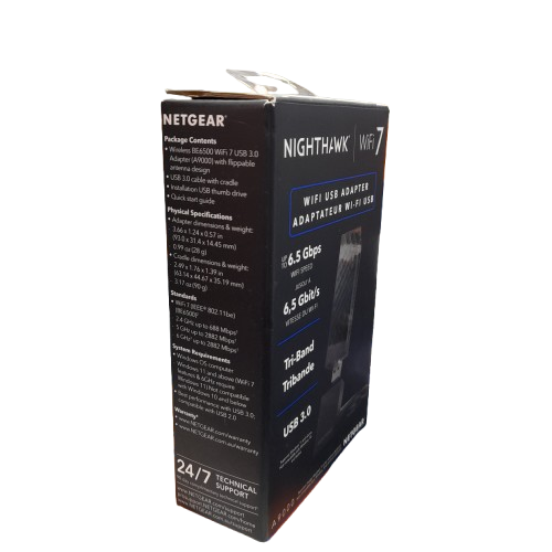 Netgear Nighthawk A9000 WiFi 7 Adapter Black (1422897) (NA)