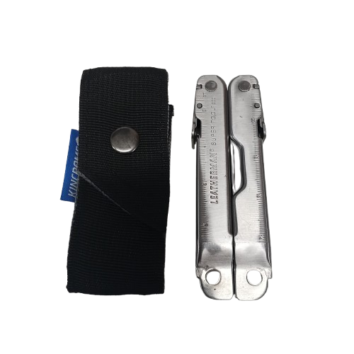 LeatherMan Super Tool 300 Multi Tool Silver in Black Case (WR 1405340)