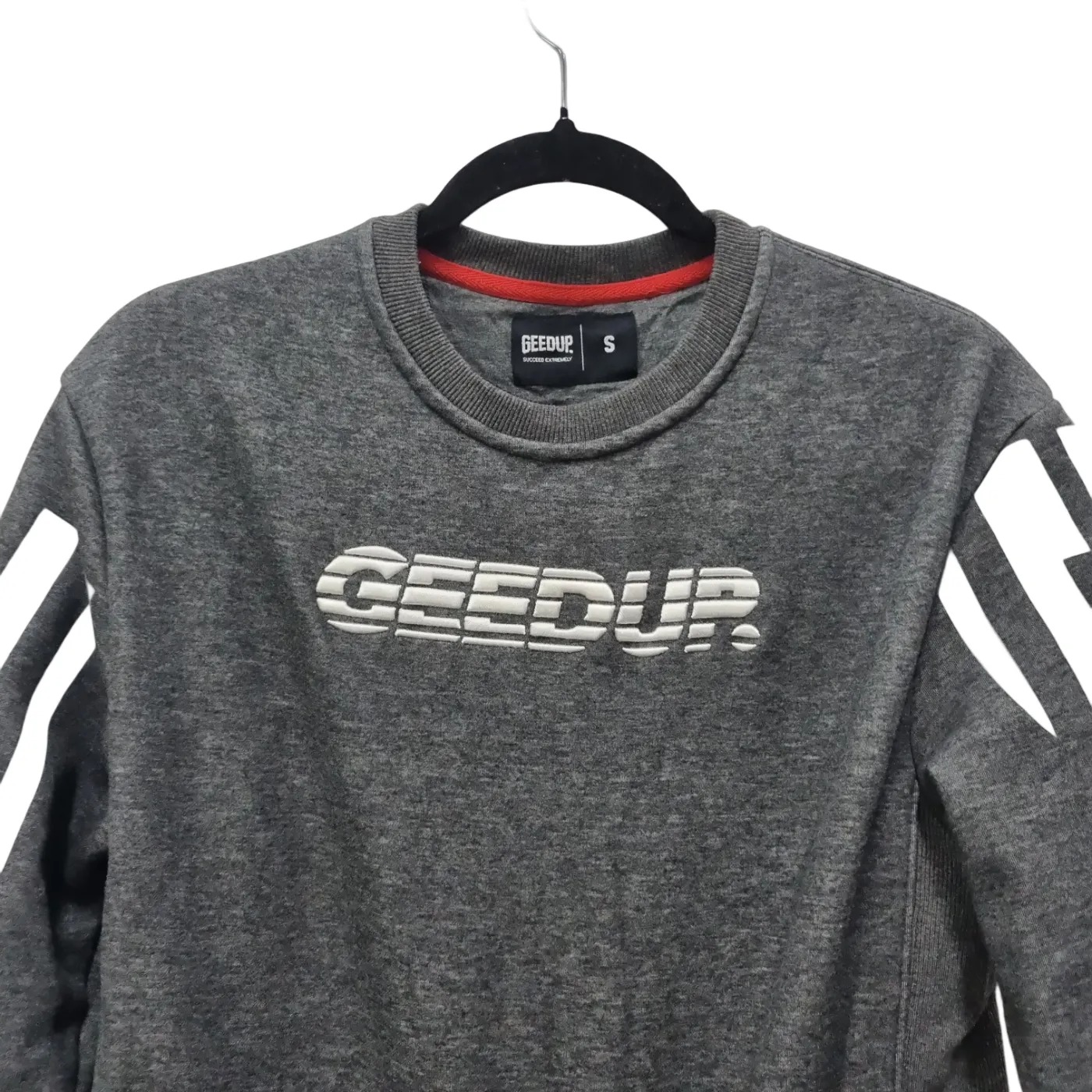 Geedup Sportsman Crewneck Jumper Asphalt Grey – Size S (WR 1420831)