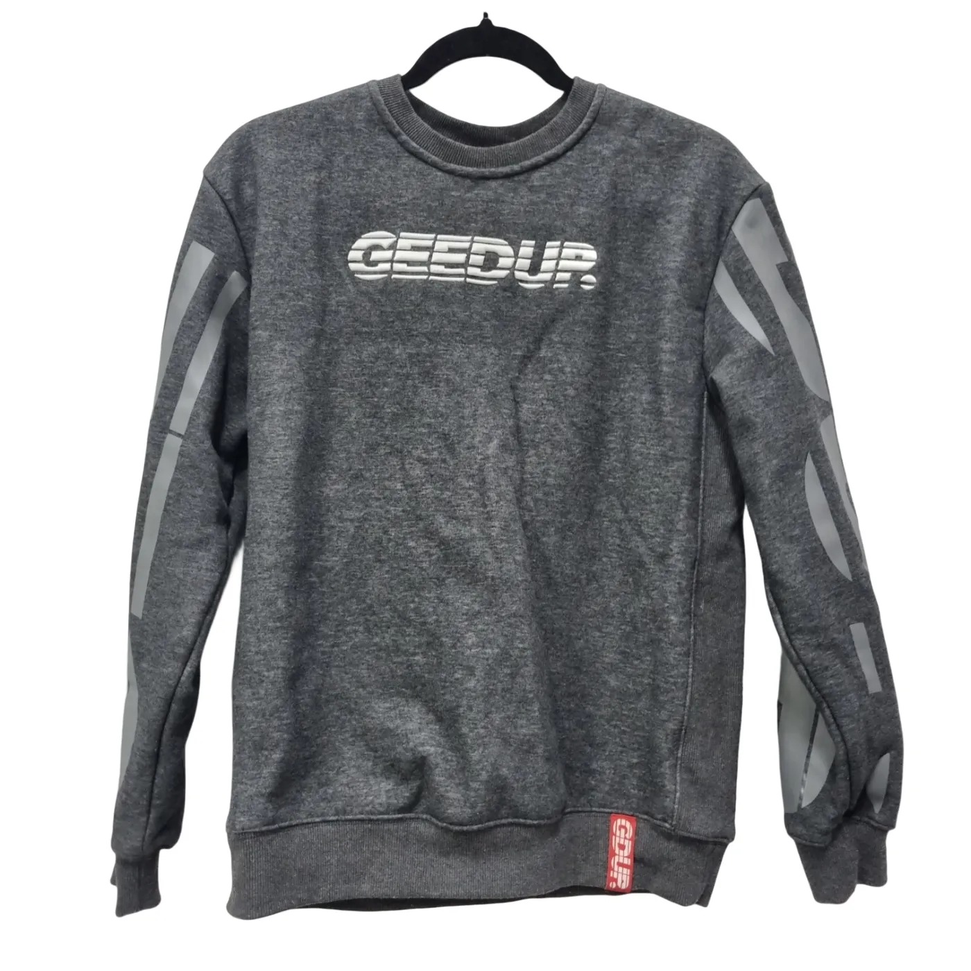 Geedup Sportsman Crewneck Jumper Asphalt Grey – Size S (WR 1420831)