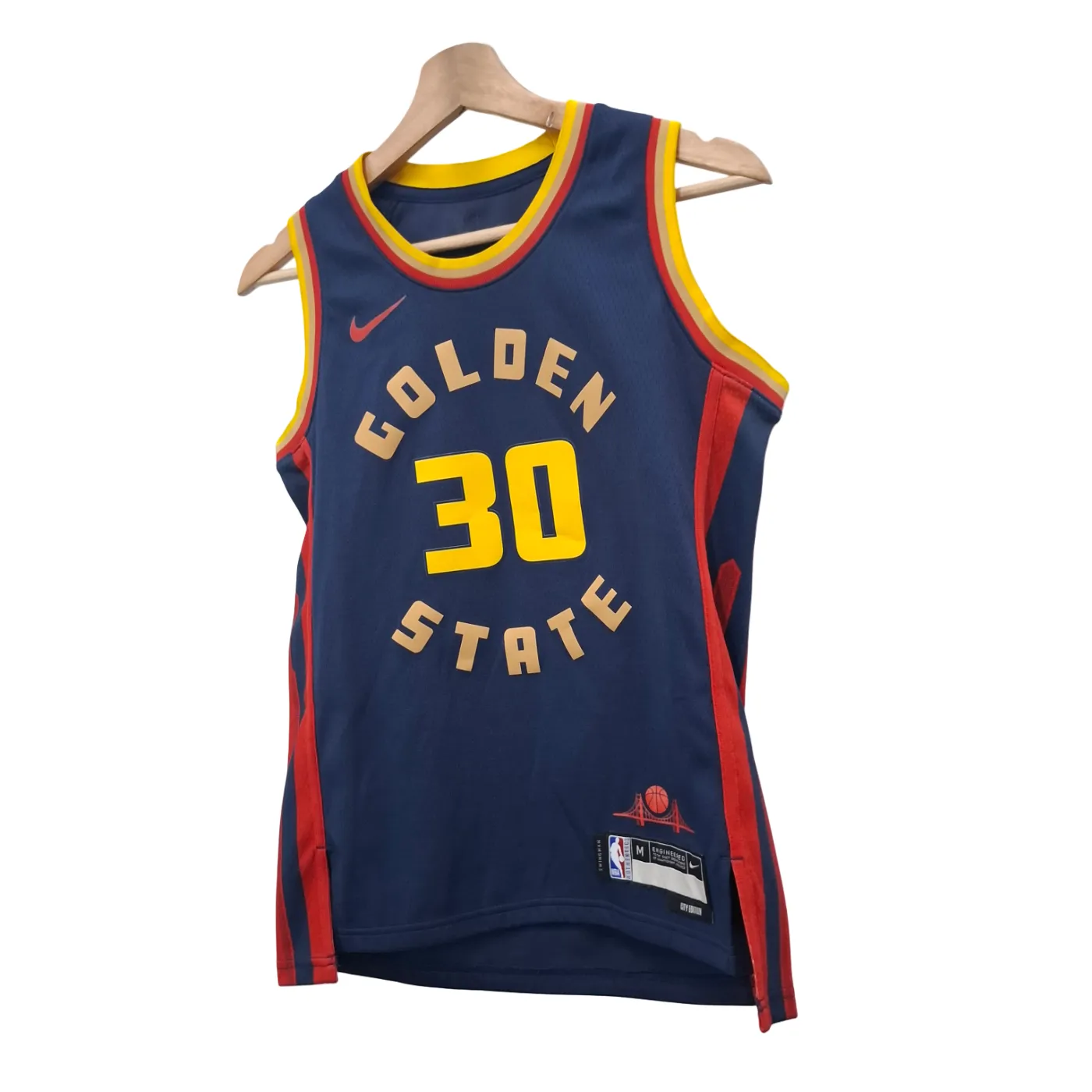 Nike Dri-Fit NBA Jersey Golden State 30 Size M (WR 1384465)