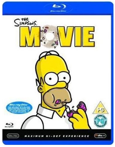 The Simpsons Movie Blu Ray Good Condition (CP)
