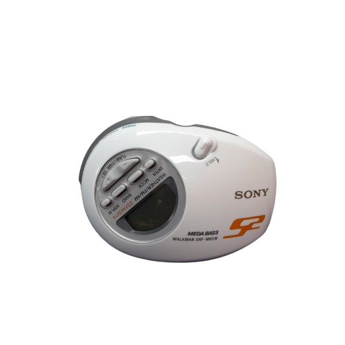 Sony SRF-M85W Walkman AM/FM/Weather Radio with Headphones and Case (LN) (Good Condition)
