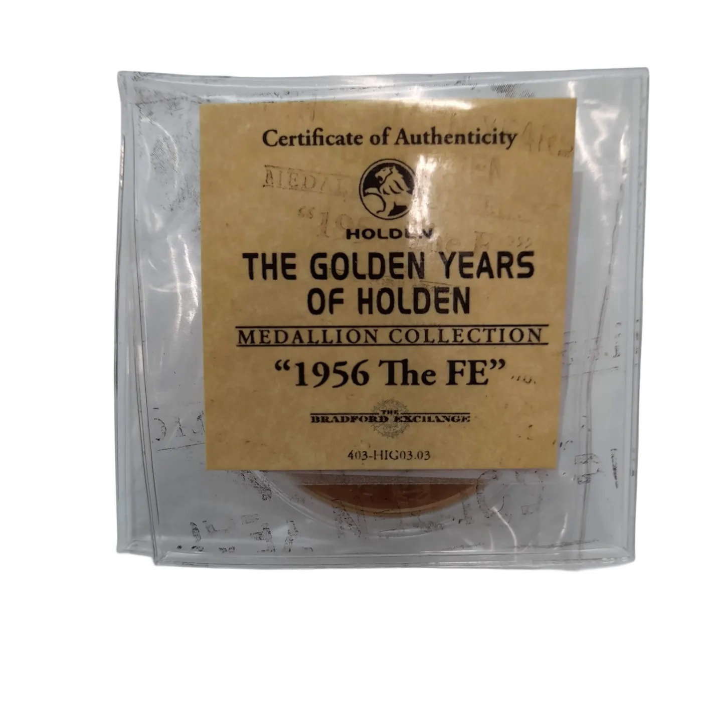 The Golden Years of Holden 1956 FE Coin (WL 1409193)