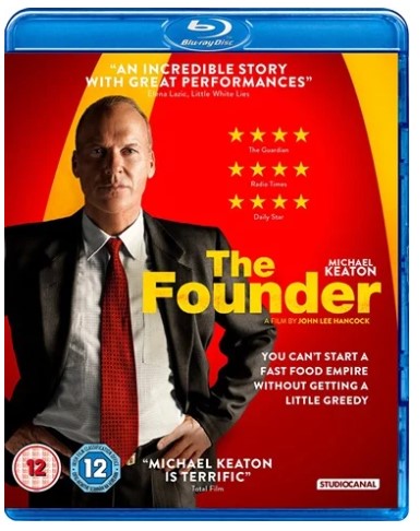 The Founder Blu Ray Very Good Condition