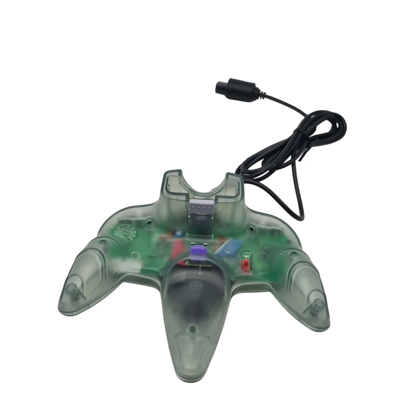 NS64 Competition Pro Controller Clear In Box With Manual (WR 1398704)