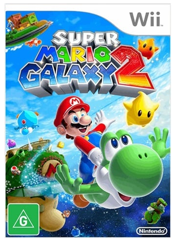 Super Mario Galaxy 2 Nintendo Wii Game, Good Condition With Manual (CP-1352292)