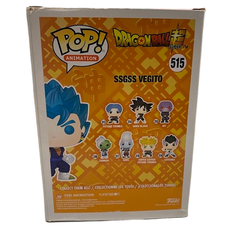 Ssgss Vegito – Dragonball Super Pop Vinyl – 515 – Unopen. (NG)