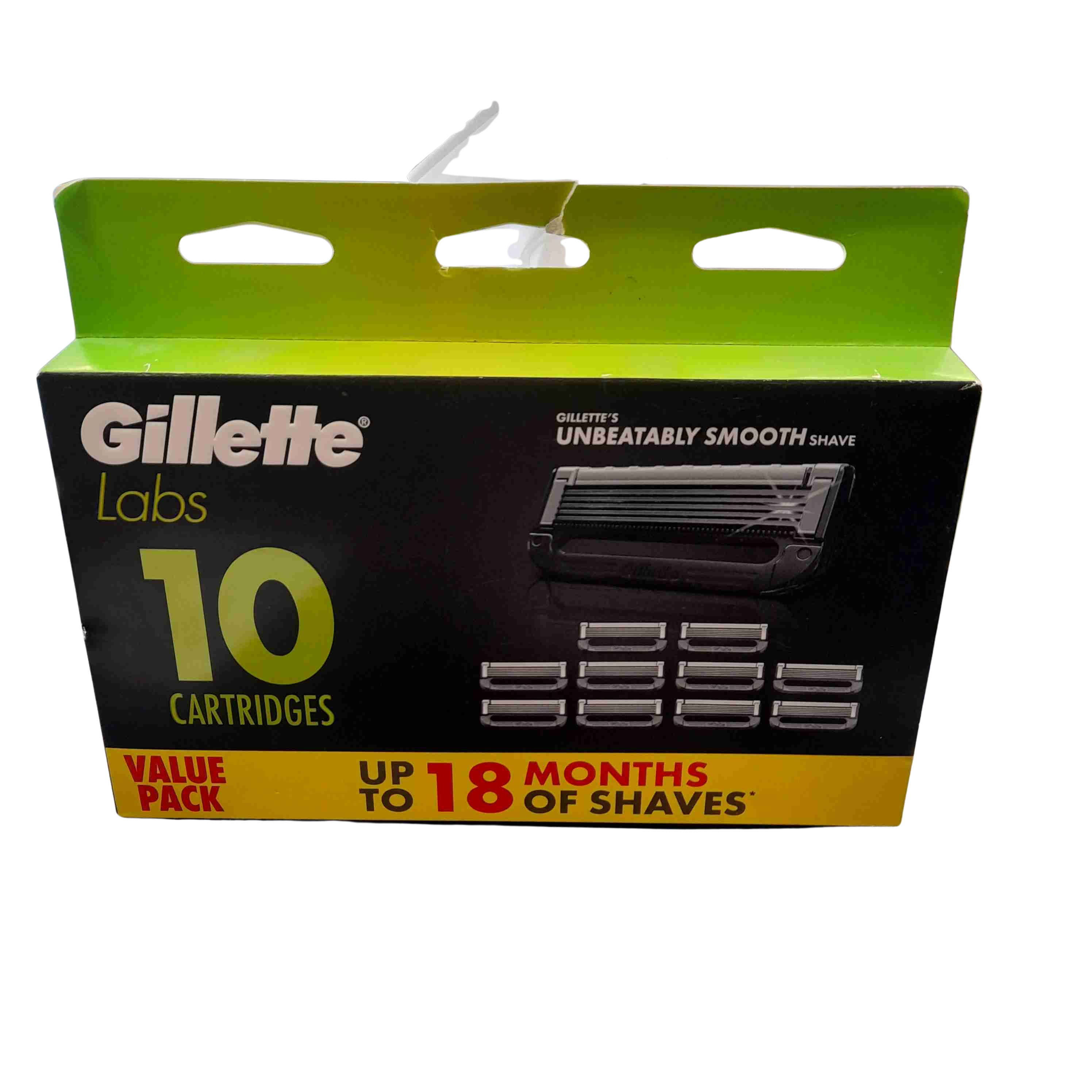 Gillette Labs 10 Pack Razor Blade Refills (GE)