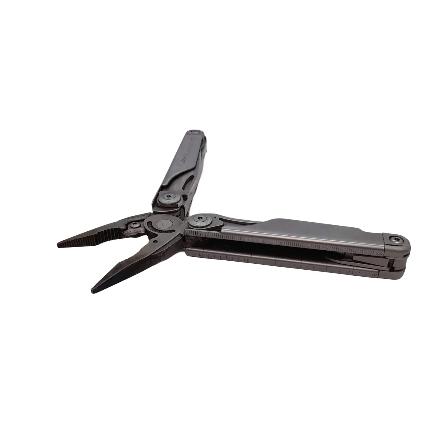 Leatherman Surge Multi-Tool Silver Missing Side Lock and Scissors Not work (WR  1393973)