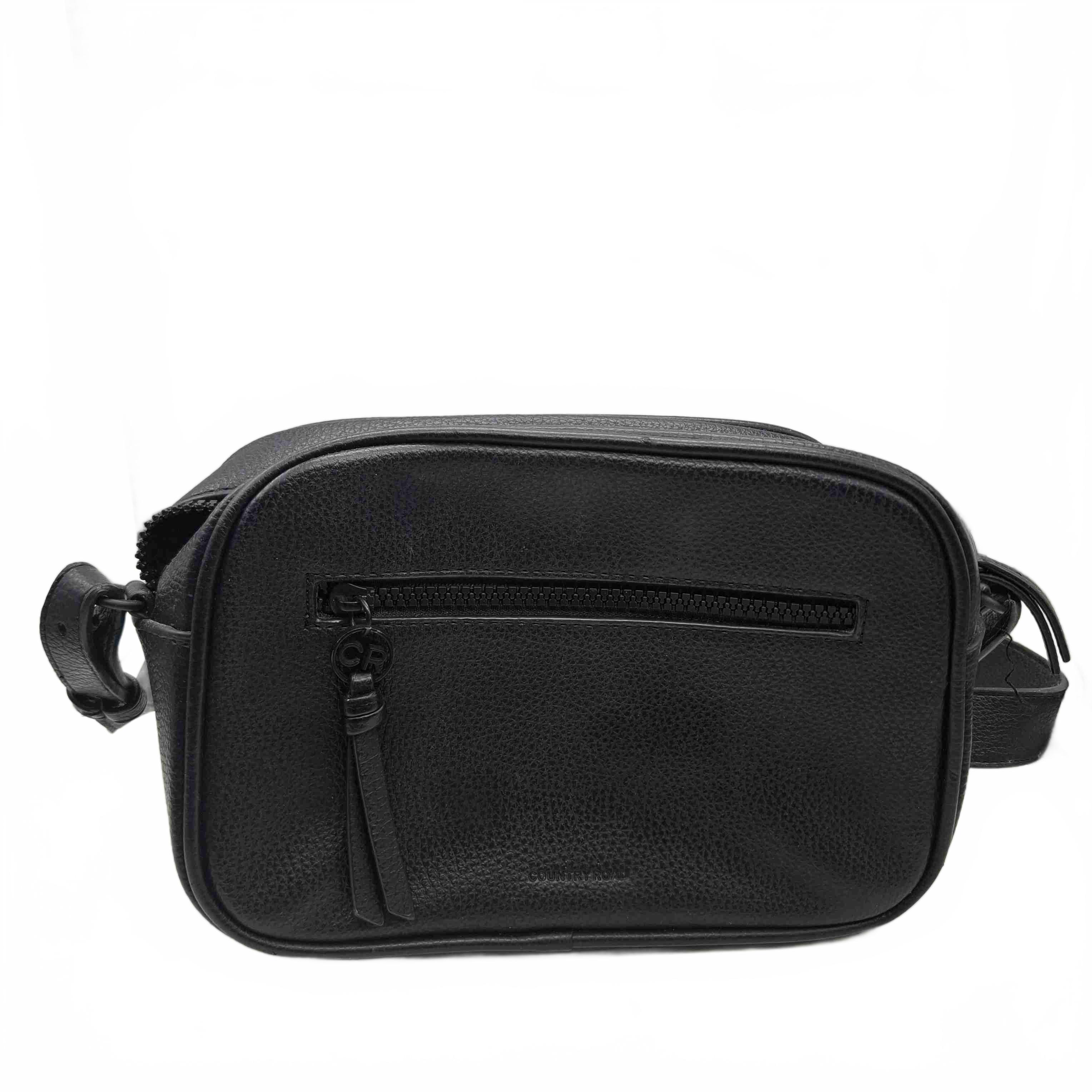 Country Road Black Leather Handbag (WR 1428773)