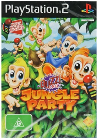 Buzz Junior Jungle Party Playstation 2 Game – Acceptable Condition With Manual