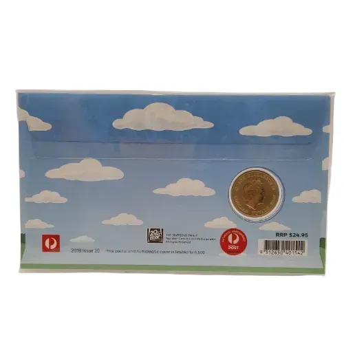 Australia 2019 The Simpsons Perth Mint Tuvalu $1 Coloured Coin