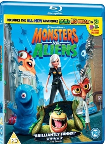 Monsters Vs Aliens Blu Ray Good Condition (CP1364673)