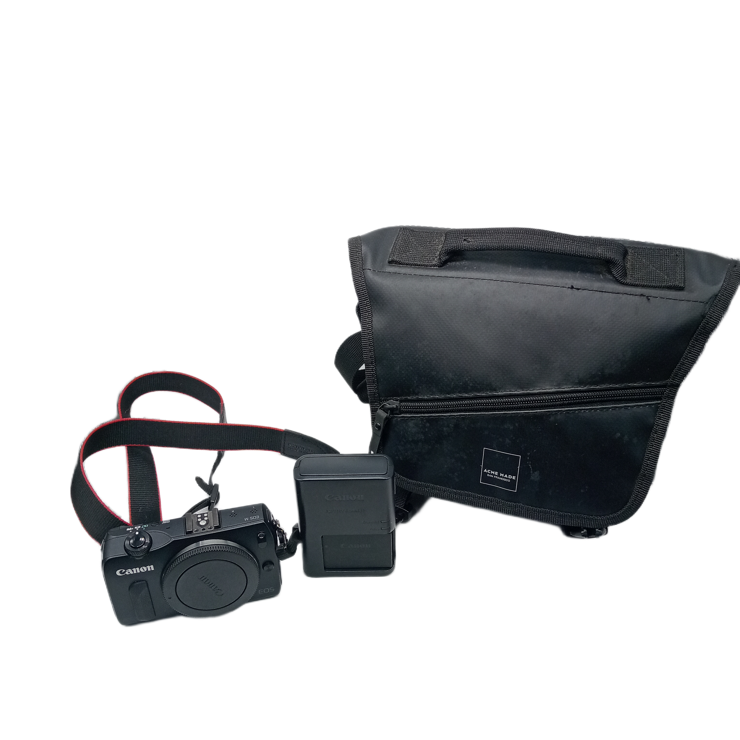 Canon EOS M Mirrorless Camera With 18-55mm Lens +Bag, Charger, SD Card & Manual (WR 1359205)