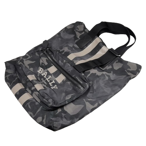 BALLY 6301317 Fallie Cam Tote Bag Nylon Camo Green (MR)