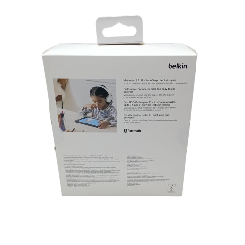 Belkin Bluetooth Child Headphones SoundForm Mini (AUD002 V3) – FACTORY SEALED Like New Second Hand (WR)