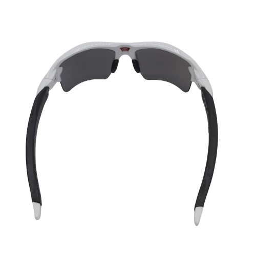 Unisex Oakley Flak 2.0 XL (Small) 3P White Frames Prizm Black Lens , Light Scratches On Lens (NA)