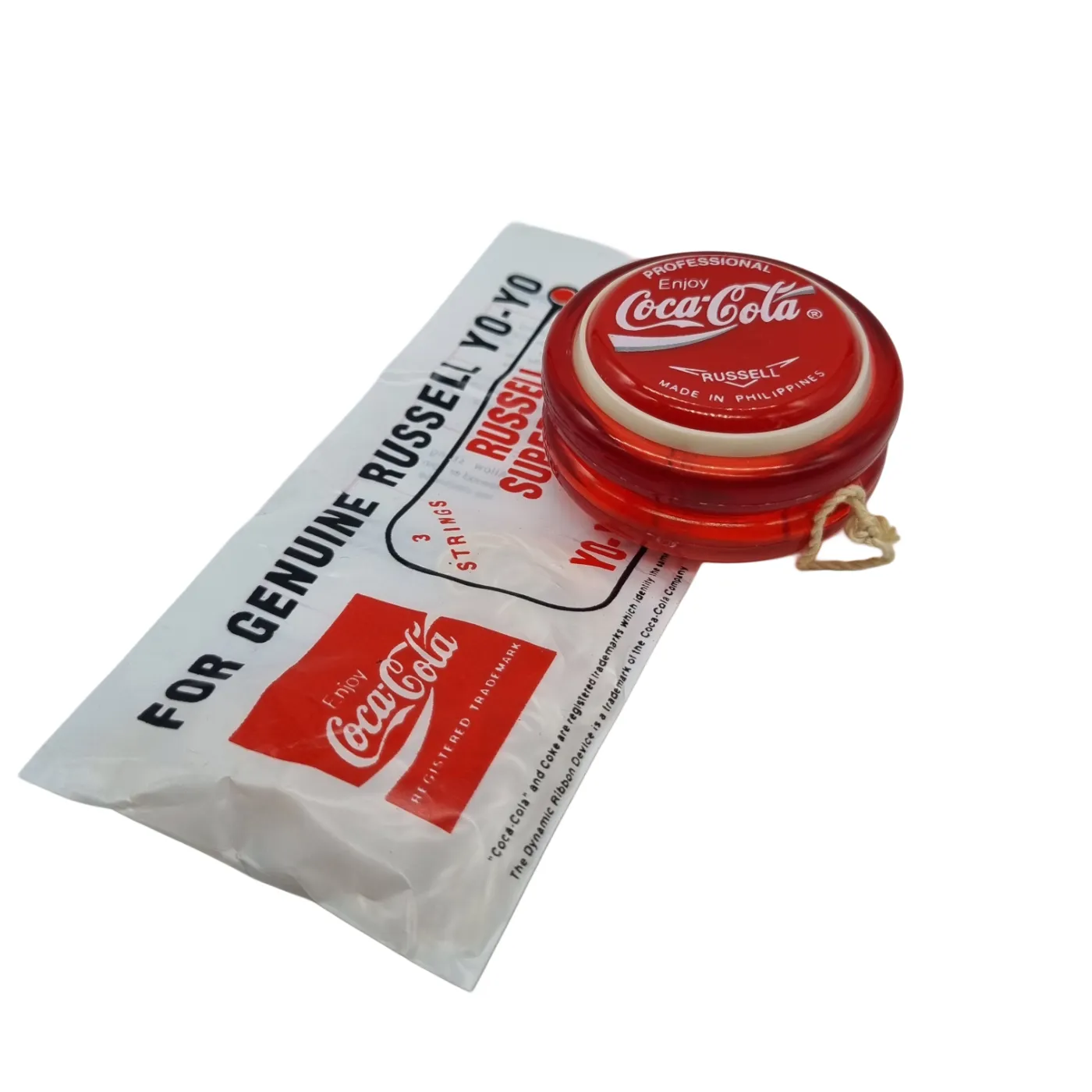Professional Russell Yo-Yos Coca-Cola 1998 + Spare String – WR 1354306